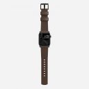 Ремешок кожаный Nomad Modern для Apple Watch 42/44 мм Коричневый с чёрной фурнитурой