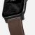 Ремешок кожаный Nomad Modern для Apple Watch 42/44 мм Коричневый с чёрной фурнитурой
