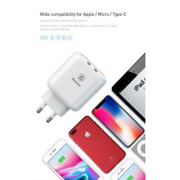 Сетевой адаптер Baseus Bojure Dual-USB 23W