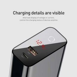 Сетевой адаптер Baseus Speed PPS intelligent 45 Вт Чёрный