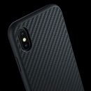 Чехол RhinoShield SolidSuit для iPhone X Чёрный карбон