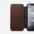 Чехол-кошелек Nomad Rugged Tri-Folio для iPhone X/Xs Коричневый