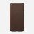 Чехол-кошелек Nomad Rugged Tri-Folio для iPhone X/Xs Коричневый