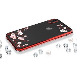 Чехол Kingxbar Blossom для iPhone XR Rose