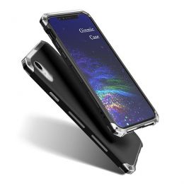 Чехол Ginmic Solies для iPhone XR Черно-Серебряный