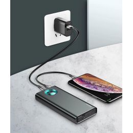 Внешний аккумулятор Baseus Mulight QC3.0 + PD3.0 20000mAh Черный
