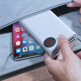 Внешний аккумулятор Baseus Mulight 33Вт (PD3.0+QC3.0) 30000 мАч Чёрный