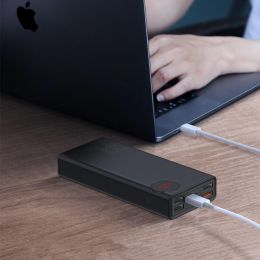 Внешний аккумулятор Baseus Mulight 33Вт (PD3.0+QC3.0) 30000 мАч Белый