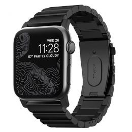 Браслет Nomad Titanium Band для Apple Watch 42/44 мм Чёрный