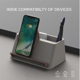 Беспроводная зарядка VRS Design Halo Box Warm Gray