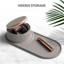 Беспроводная зарядка VRS Design Halo Tray Warm Gray