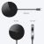 Хаб с беспроводной зарядкой Baseus Circular Mirror (USB х4 + Type-C PD) Серый