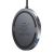Хаб с беспроводной зарядкой Baseus Circular Mirror (USB х4 + Type-C PD) Серый