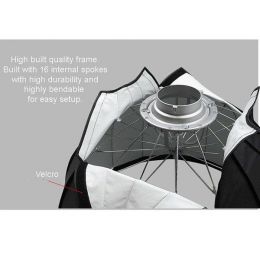 Софтбокс NiceFoto Umbrella frame deep with grid Ø120cm