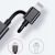 Переходник Baseus L505 Lightning + mini Jack Черный
