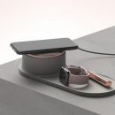 Беспроводная зарядка VRS Design Halo Tray Charcoal Black