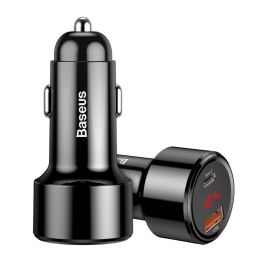Автомобильное зарядное устройство Baseus PPS 45W Черный