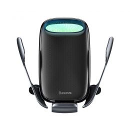 Автодержатель с беспроводной зарядкой Baseus Aurora 15W Чёрный