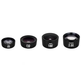 Momax X-Lens Pro Kit - набор объективов для смартфона Серебро