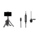 Комплект Saramonic LavMicro Di петличный микрофон для смартфонов (вход Apple Lightning)+TelePod Mobile