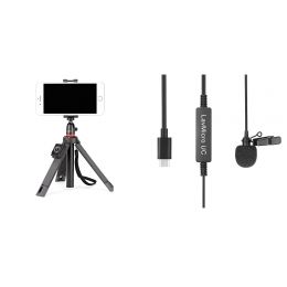 Комлект Saramonic LavMicro UC микрофон для смартфонов с кабелем 1,7м (вход USB-C)+TelePod Mobile