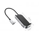 Хаб Baseus Bend Angle No.7 Multifunctional (USB+HDMI+SD/TF+miniJack)