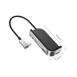 Хаб Baseus Bend Angle No.7 Multifunctional (USB+HDMI+SD/TF+miniJack)