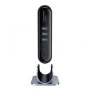 Хаб Baseus Working Station Three-Screen Multifunctional Type-C Серый