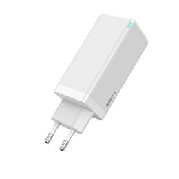 Сетевой адаптер Baseus GaN 65W EU Белый