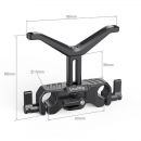 Поддержка объектива SmallRig BSL2680 на направляющие 15мм