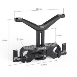 Поддержка объектива SmallRig BSL2680 на направляющие 15мм