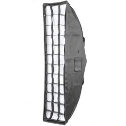 Жаропрочный стрипбокс с сотами Mingxing 25x150 см.
