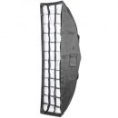 Жаропрочный стрипбокс с сотами Mingxing 40x180 см.