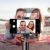 Монопод Baseus Fully Folding Selfie Stick Чёрный с красным