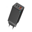 Сетевой адаптер Baseus GaN 65W EU Чёрный