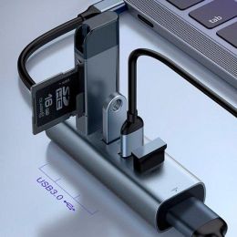 Хаб Baseus Enjoy Type-C - USB3.0*4+HD4K HD Серый