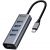 Хаб Baseus Enjoy Type-C - USB3.0*4+HD4K HD Серый