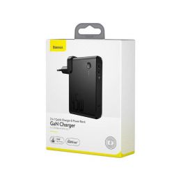 Внешний аккумулятор Baseus GaN C+C 10000mAh 45W EU Чёрный