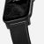 Ремешок кожаный Nomad Modern для Apple Watch 42/44 мм Чёрный с серебряной фурнитурой