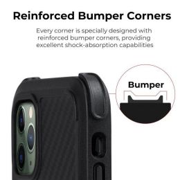 Чехол Pitaka Magez Pro для iPhone 11 Pro Чёрный карбон