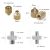 Набор болтов и переходников SmallRig (8 штук) 1074