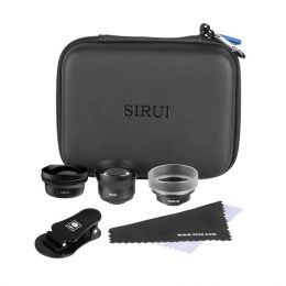 Набор Sirui 3 объектива (18мм wideangle v2, 60мм portrait, Macro) Чёрный