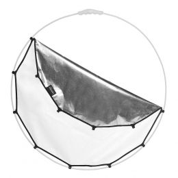 LL LR3302 Ткань для отражателя отражателя Halo Compact, серебр./бел., 82см, Sil/Wht