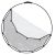 LL LR3320 Отражатель Halo Compact рама и ткань, мягкое серебр, 82см, Soft Silver 