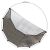 LL LR3311 Ткань отражателя отражателя Halo Compact, SunLight/SoftSilver, 82см