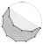 LL LR3321 Ткань отражателя отражателя Halo Compact, SoftSilver, 82см