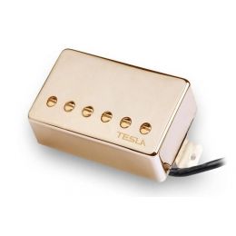 Звукосниматель, хамбакер, золотая крышка Tesla OPUS-4/GD/BR