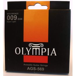 Струны для акустической гитары Olympia AGS569