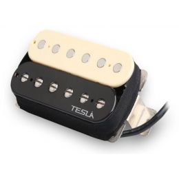 Звукосниматель, хамбакер, зебра Tesla PLASMA-X1/ZB/NE