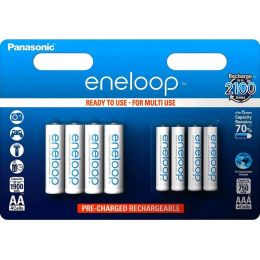 Аккумулятор PANASONIC Eneloop (BK-KJMCCE44E) комб. упаковка 4х AA(1900) + 4х ААА(750)